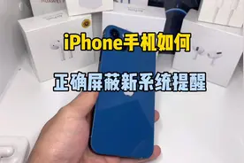 iPhone手机如何正确屏蔽系统更新提醒