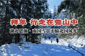 雪山行 拜年去 湖北恩施石乳关雪景 堪比瑞士风光视频封面