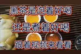 有很多喜欢黑茶的茶友留言给我，说黑茶煮了更加好喝，真的吗，视频封面