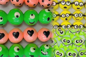 [BOMBA Slime]噼里啪啦解压声控球合集#15/小黄人，三角形小怪兽视频封面