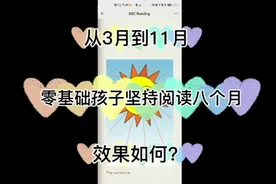 幼儿园零基础，坚持阅读raz8个月，效果杠杠滴视频封面