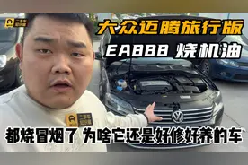 大众迈腾旅行版烧机油！都烧冒烟了，为啥还是好修好养的车？视频封面
