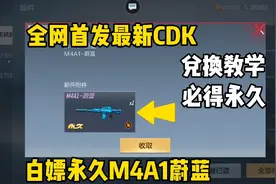 全网首发CDK兑换教学来啦，必得一把永久武器！视频封面