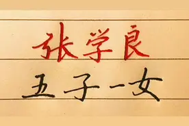 于凤至为张学良生下的三子一女，小子为赵四小姐所生视频封面