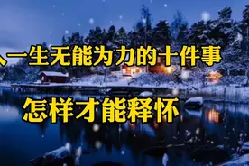 《人一生无能为力的十件事》视频封面