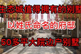学校门口生态城带大院 超好的中式别墅 上下庭院 内部可装电梯视频封面