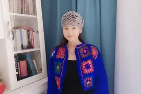 钩针网格大花🌸帽扣教程一视频封面