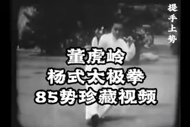 鬼魅神手董虎岭85式杨氏太极拳1960年珍藏版，端正宏厚，值得收藏视频封面