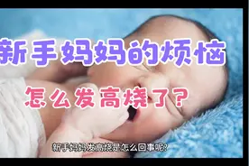 新手妈妈的烦恼，怎么发高烧了？该怎么办呢？希望各位宝妈建议视频封面