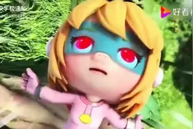 猪猪侠:菲菲掉落发夹后竟解开封印,双眼血红战力猛增打败怪鸟