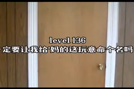 level 136 一定要让我给*妈的这玩意命个名吗？后室@西瓜视频