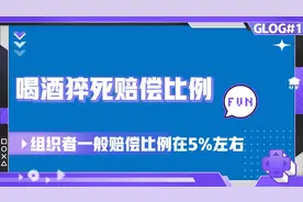 喝酒猝死赔偿比例，组织者一般赔偿比例在5%左右！劝酒另算！视频封面