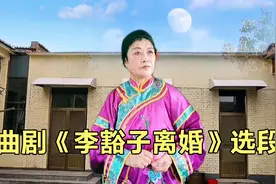 曲剧《李豁子离婚》选段，刘艳丽唱腔真好听，农村大妈音配像表演视频封面