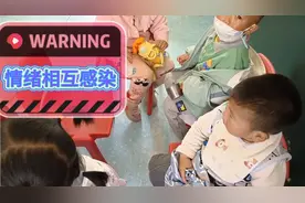 萌宝体检  扎手指检测，每个人哭的稀里哗啦的向我诉说着