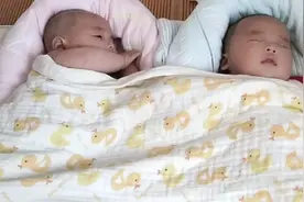 小幼崽睡觉真怕热，开着空调还不行还得外加个风扇😁