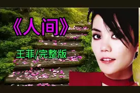 《人间》完整版经典再现！王菲的嗓子，被天使吻过！视频封面