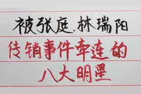 被张庭林瑞阳传销事件牵连的八大明星。