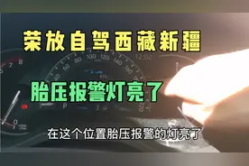 荣放自驾西藏新疆，油耗真低第七次加油续航快900了，胎压报警了视频封面