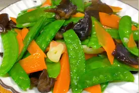 清炒荷兰豆这样做，清脆爽口，营养又好吃，做法简单易学视频封面