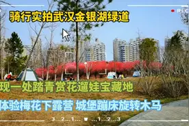 实拍武汉金银湖绿道，发现一处露营赏花遛娃宝藏地，还有游乐场玩视频封面