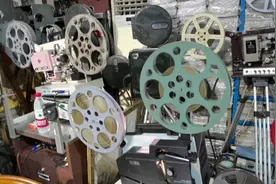 山东省临沂市河东区，电影机收藏馆呈现出电影文化和发展历程
