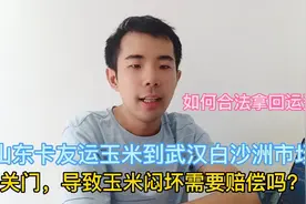 卡友运玉米为要运费，锁门闷坏玉米要赔吗？留置权的行使视频封面