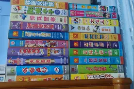 #8090怀旧动画 #vcd光盘 （上集）经典动画片视频封面