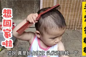 外甥是‘狗’吃了都走，一点都不假！在舅舅家吃饱喝足后要回自家视频封面