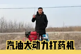 老焦给大家介绍汽油打药机，适合种田大户一天打药几十亩视频封面