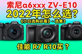 ③索尼A6100 A6400 A6600 ZV-E10对比怎么选？下集 A5100 A6000