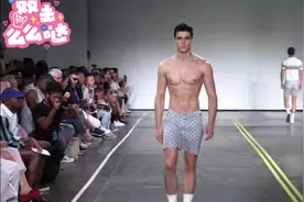 欧美时尚男模T台秀，男模的高质量颜值和身材让人目不转睛！视频封面