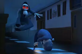 骷髅老师跟保安这是玩什么呢？视频封面