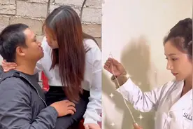盘点猝不及防的搞笑场面，美女亲你一口你咋还吐上奶了呢。视频封面