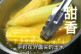 煮玉米，究竟煮几分钟合适，做对了个个香甜可口，香味十足视频封面