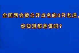 全国被公开点名的我3只老虎，你知道都是谁吗？视频封面