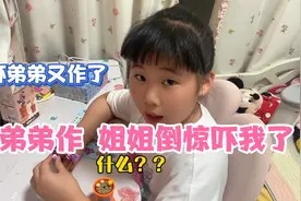 又是姐弟俩没完没了的一天，龙虾不仅作，还拆玩具，最后我尴尬了视频封面