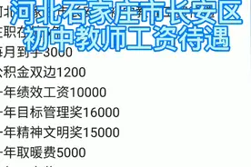 河北石家庄市长安区初中教师工资待遇
在职在编5年视频封面