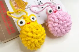 猫头鹰迷你收纳袋 耳机包 端午节蛋兜 毛线钩织耳机包 装饰挂件