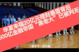 华夏幸福20亿元理财暴雷背后，500亿金融帝国“黑老大已被判视频封面