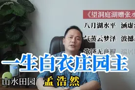 “气蒸云梦泽，波撼岳阳城”——田园诗人孟浩然的求仕之作视频封面