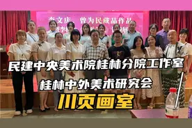 中央美术院桂林分院工作室全体学员特邀参观李文庆画家作品展视频封面