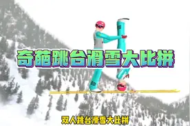 冬奥会失传的项目，不正常人类跳台滑雪赛，没有最奇葩只有更奇葩视频封面