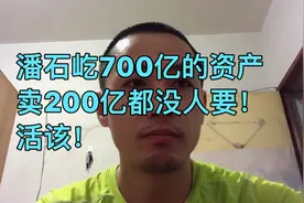 潘石屹这下完蛋了，着急套现跑路！700亿的资产200亿都没人敢要！视频封面