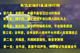 有仇必报的星座排行榜视频封面