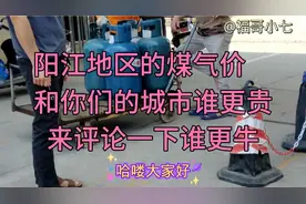 广东省阳江地区的煤气价格一下子涨了几十块！你们那里的价格多少视频封面