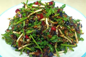 贵州特色凉菜“凉拌香菜”做法简单，酸辣开胃下饭你可以吃几碗饭视频封面