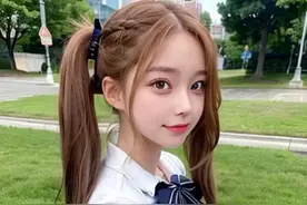 AI制服美女视频封面