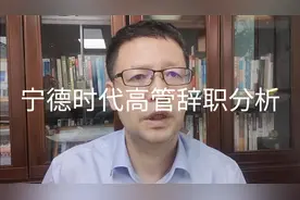热点微观察，宁德时代高管离职原因与影响分析，如何应对竞争创新视频封面