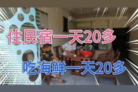 广西北部湾东兴市巫头村民宿一个房间一个月800元吃小海鲜几块钱视频封面