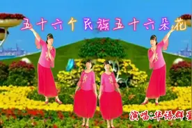 华语群星一首《五十六个民族五十六朵花》万众一心，奔小康视频封面